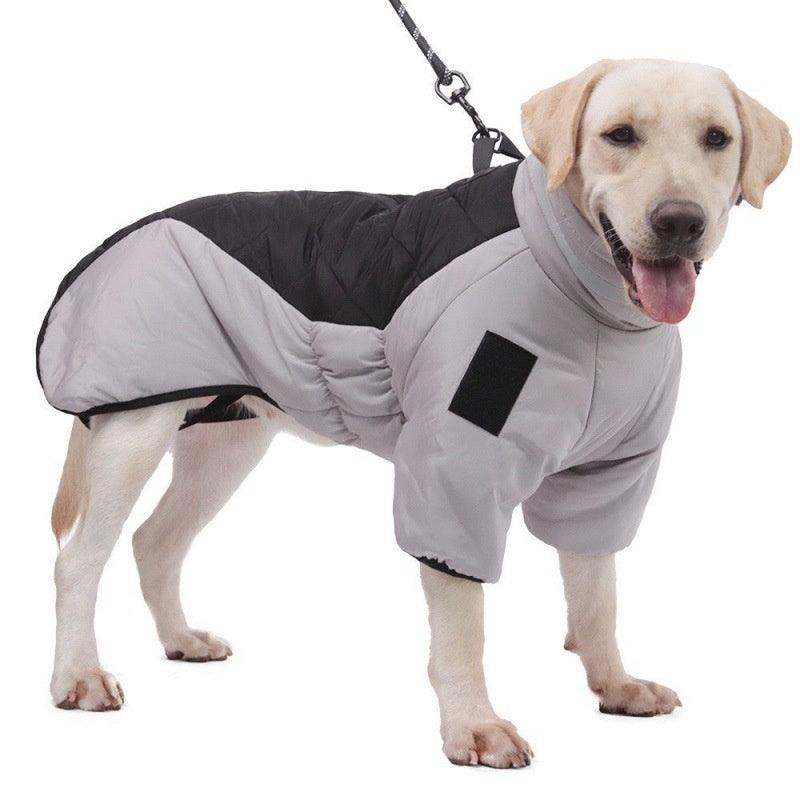 Winter Dog Coat Waterproof Pet Clothes For Dogs Warm Thicken Dog Vest Custom Labrador Jacket